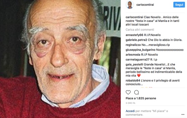 Novello Novelli morto l'attore simbolo del cinema toscano